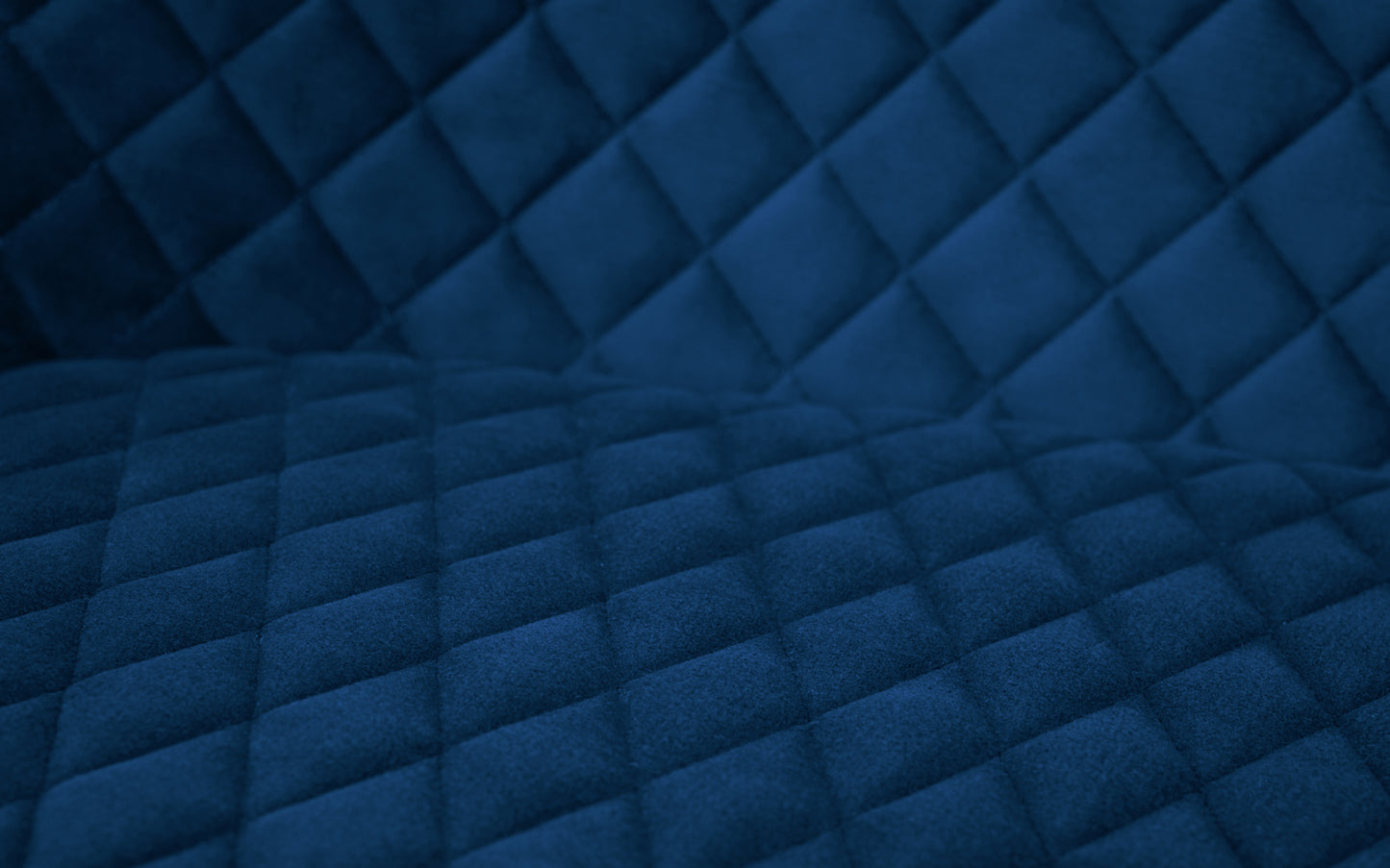 LUXE HIGH BACK BENCH - BLUE