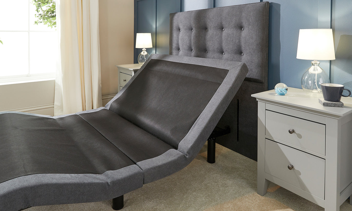 Motion Adjustable Base with Headboard