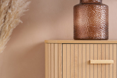 AXEL 5 DRAWER FLUTED CHEST OAK