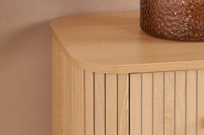 AXEL 5 DRAWER FLUTED CHEST OAK