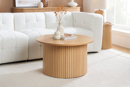 Axel Round Fluted Coffee Table