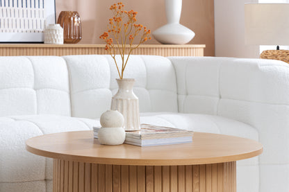 Axel Round Fluted Coffee Table