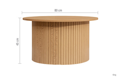 Axel Round Fluted Coffee Table
