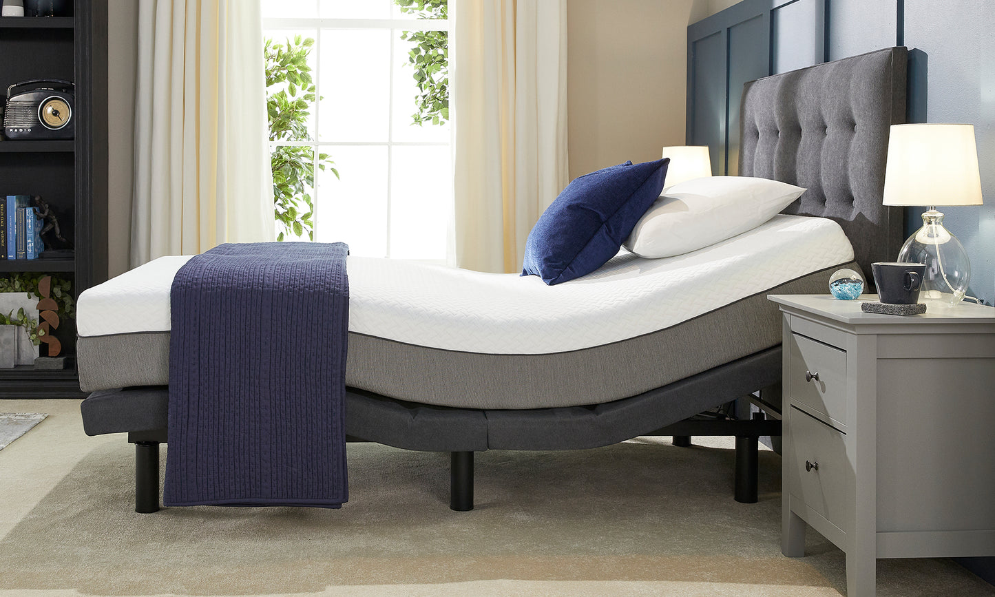 Motion Adjustable Base with Headboard