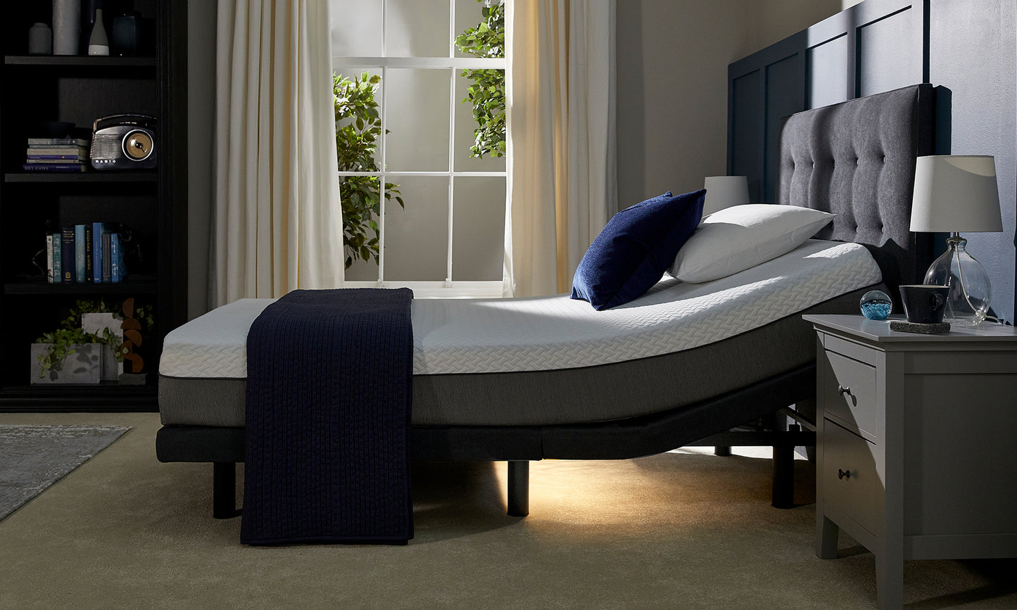 Motion Adjustable Base with Headboard