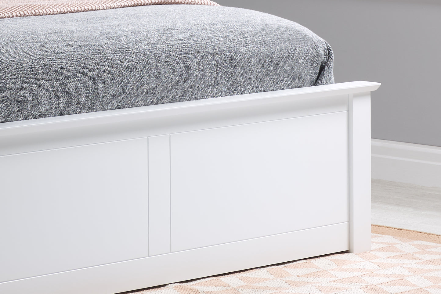 Phoenix Ottoman Bed White